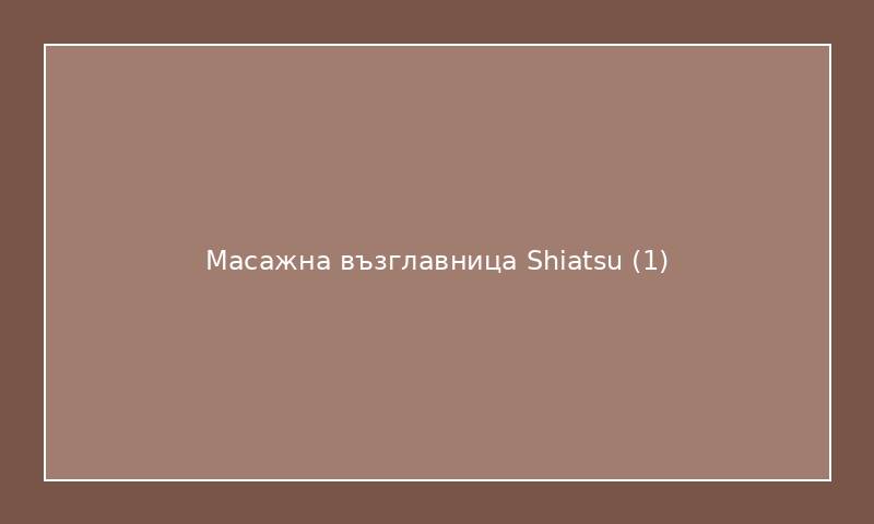 Масажна възглавница Shiatsu