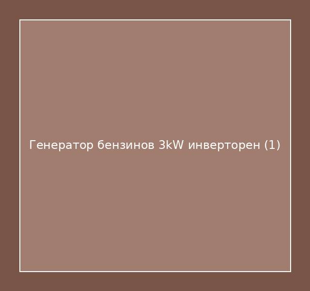 Генератор бензинов 3kW инверторен