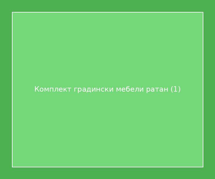 Комплект градински мебели ратан