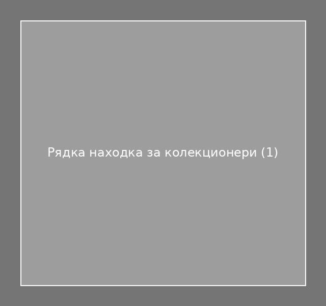 Рядка находка за колекционери
