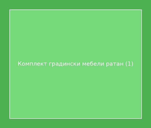 Комплект градински мебели ратан
