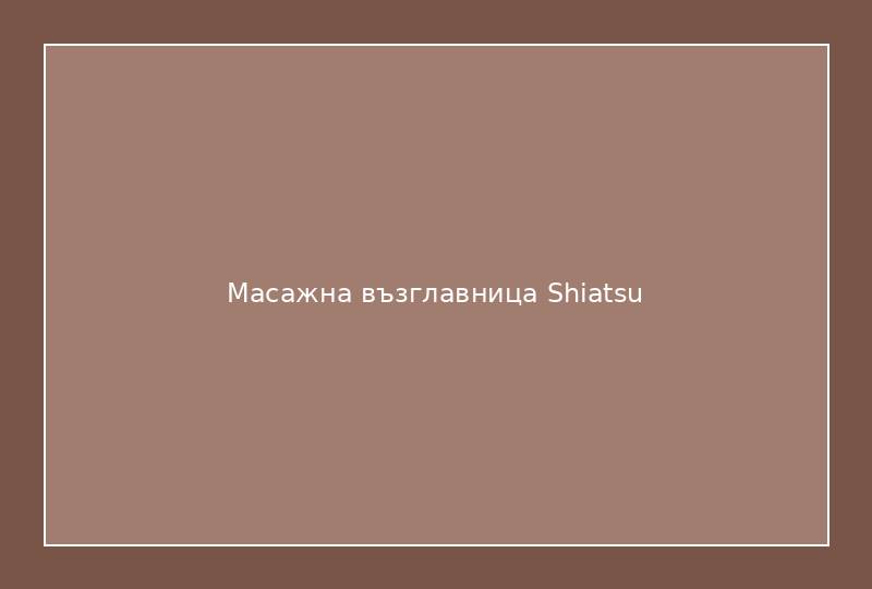 Масажна възглавница Shiatsu