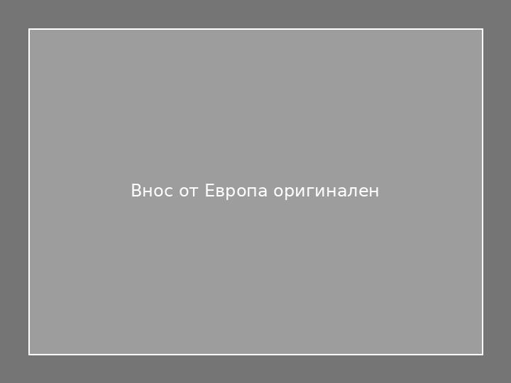 Внос от Европа оригинален