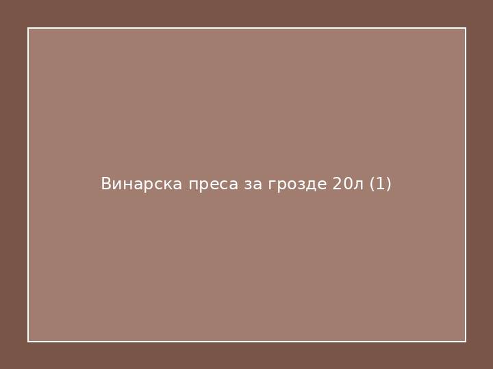 Винарска преса за грозде 20л