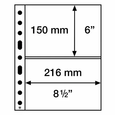 Листи за банкноти Grande - видове 1C, 2C, 3C, 4C
