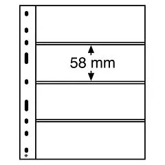 Листи за банкноти OPTIMA - видове 1C, 2C, 3C, 4C