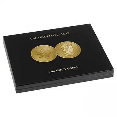 Луксозна кутия Volterra Uno за 30 броя златни монети от 1 oz Canadian Maple Leaf