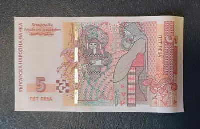 5 лева 2009 година UNC