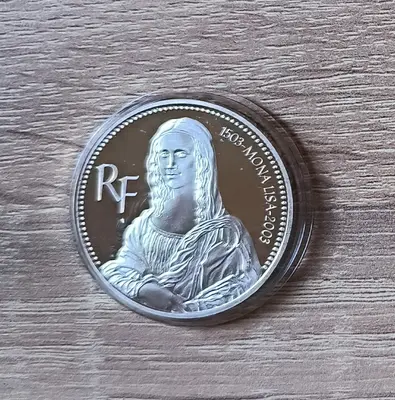 Франция 1½ евро 2003 г. 500 години Мона Лиза