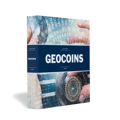 Албум за монети GEOCOINS с 5 листа за големи монети до 55 мм